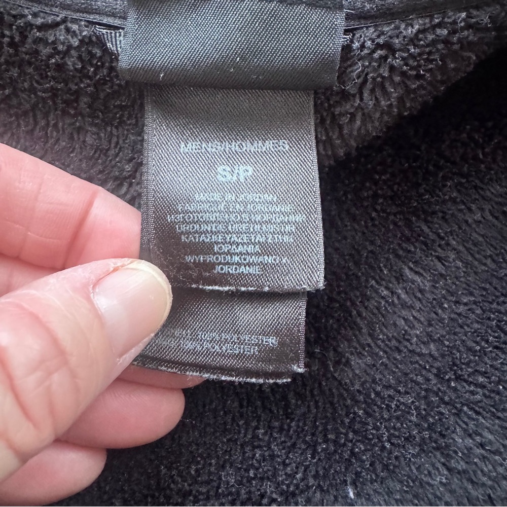 The North Face Soft Shell Wind Jacket Coat Black Fleece Lined Size Small - Picture 9 of 9